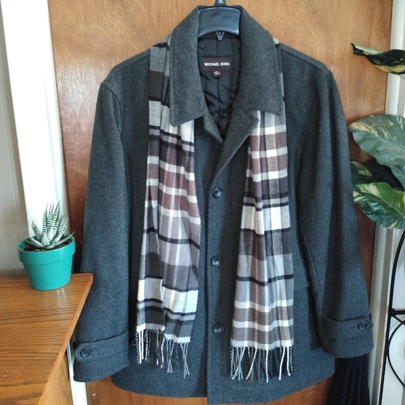 Was $108!! 🥳HP!🥳NWOT Michael Kors men's peacoat - Picture 2 of 16